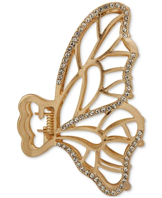lonna & lilly Gold-Tone Pave Butterfly Hair Clip
