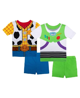 Toy Story Toddler Boys Short Pajama Set, 4 Pc