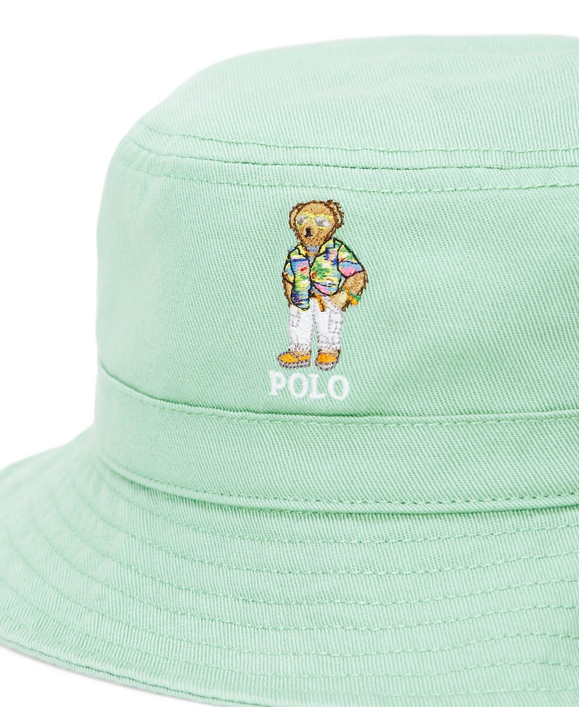 Polo Ralph Lauren Toddler and Little Boys Bear Cotton Twill Bucket Hat