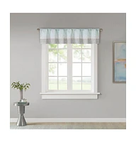 Amherst Polyoni Pin tuck Valance Curtain