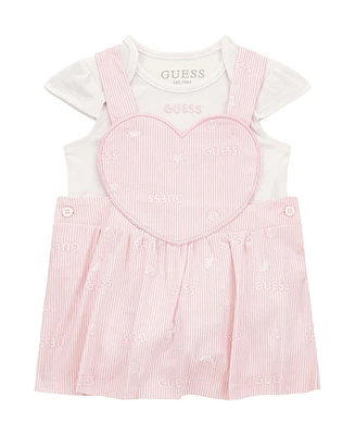Guess Baby Girl Short Sleeve Bodysuit and Set