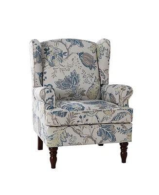 Escanor Traditional Armchair with Pattern Design for Living Room