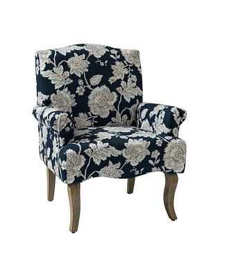 Hali French Country Living Room Armchair with Pattern Design