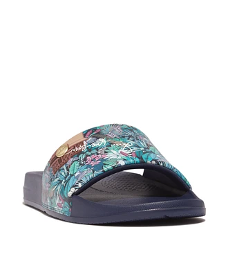 FitFlop Women's Iqushion X Jim Thompson Limited-Edition Slides