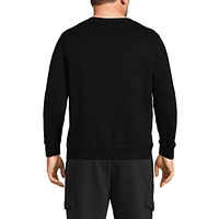 Lands' End Men's Long Sleeve Serious Sweats Crewneck Sweatshirt