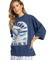 Roxy Juniors' Lineup Oversized Crew