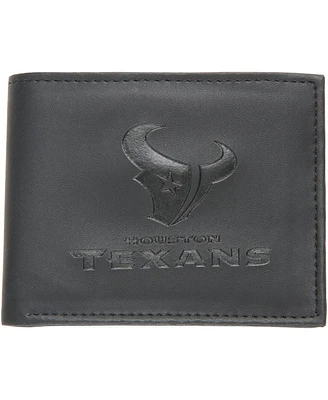 Men's Black Houston Texans Hybrid Bi-Fold Wallet