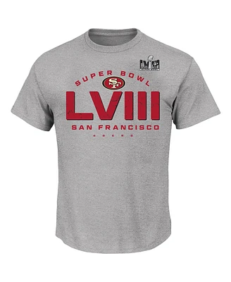 Men's Fanatics Gray San Francisco 49ers Super Bowl Lviii Big and Tall Made It T-shirt