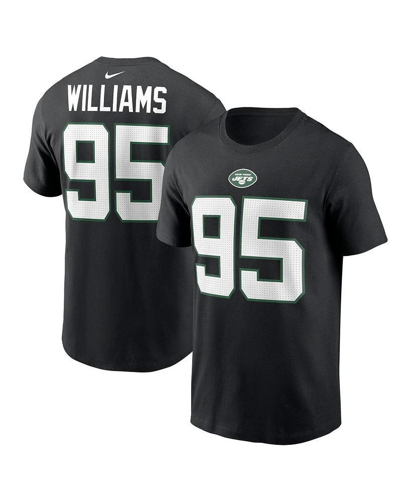 Men's Nike Quinnen Williams New York Jets Player Name and Number T-shirt