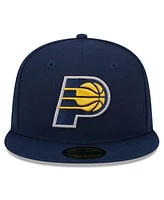 Men's New Era Navy Indiana Pacers 2024 Nba All-Star Game Rally Drive Side Patch 59FIFTY Fitted Hat