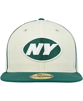 Men's New Era Green York Jets Soutache 59FIFTY Fitted Hat