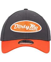 Men's New Era Graphite Dirty Mo Media 39THIRTY Flex Hat