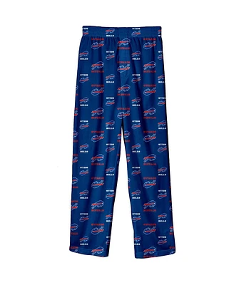 Little Boys and Girls Royal Buffalo Bills Team Pajama Pants