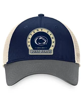 Men's Top of the World Navy Penn State Nittany Lions Refined Trucker Adjustable Hat