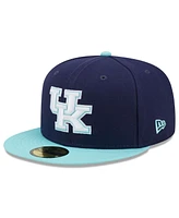 Men's New Era Navy, Light Blue Kentucky Wildcats 59FIFTY Fitted Hat