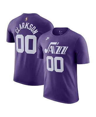 Men's Nike Jordan Clarkson Purple Utah Jazz Jersey