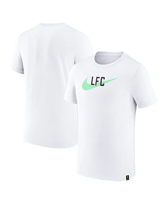 Men's Nike White Liverpool Swoosh T-shirt