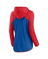 Women's Fanatics Royal, Red New York Giants Forever Fan Full-Zip Hoodie