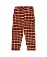 Women's Concepts Sport Burgundy Washington Commanders Plus Badge T-shirt and Flannel Pants Sleep Set