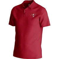 Men's Red Tampa Bay Buccaneers Big and Tall Birdseye Polo Shirt