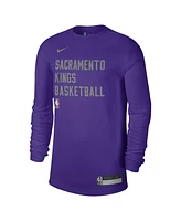 Men's and Women's Nike Purple Sacramento Kings 2023/24 Legend On-Court Practice Long Sleeve T-shirt