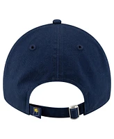 Men's New Era Navy Indiana Pacers Team 2.0 9TWENTY Adjustable Hat