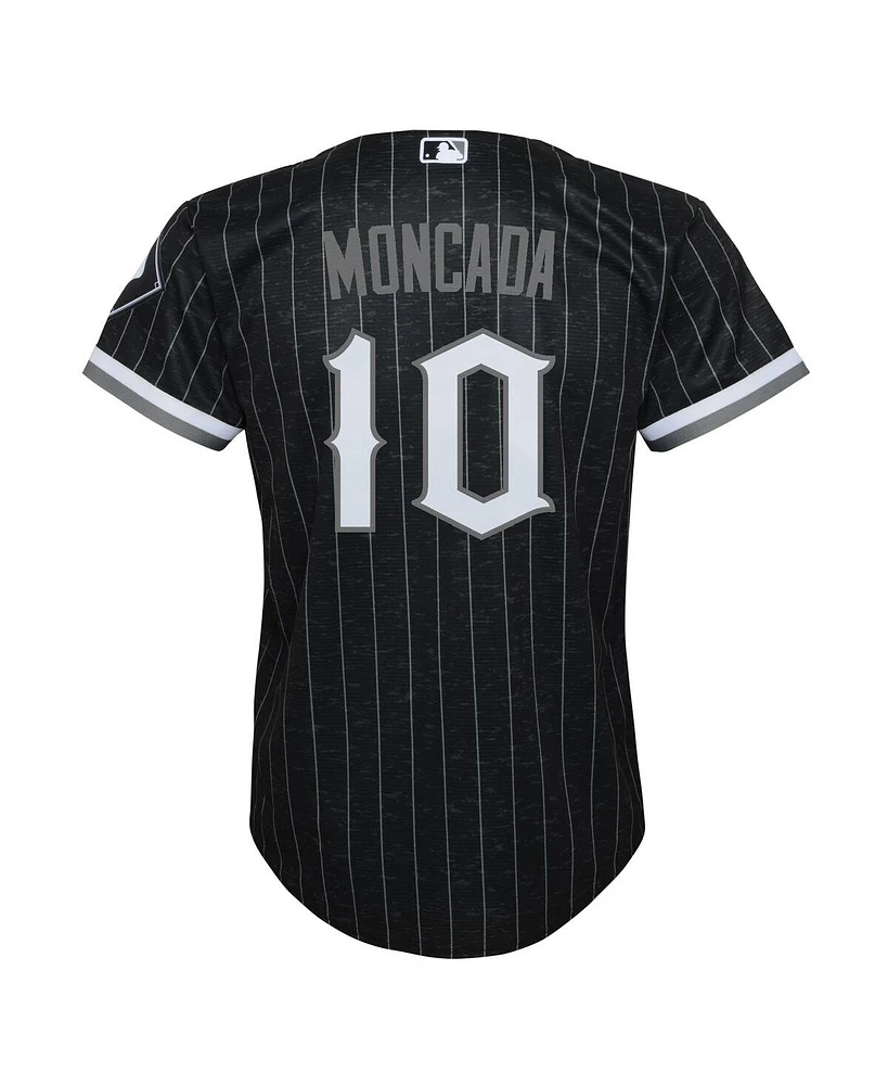 Big Boys Nike Yoan Moncada Black Chicago White Sox City Connect Replica Player Jersey