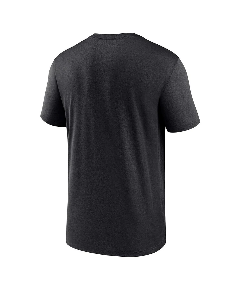 Men's Nike Black Colorado Rockies Legend Icon Performance T-shirt