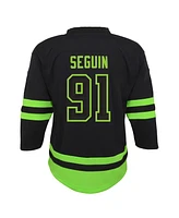 Little Boys and Girls Tyler Seguin Black Dallas Stars 2020/21 Alternate Replica Player Jersey