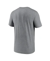 Men's Nike Heather Gray Seattle Seahawks Legend Team Shoutout Performance T-shirt