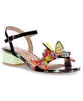 Betsey Johnson Women's Lotty Butterfly Block-Heel Sandals