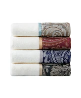 Madison Park Aubrey 6-Pc Jacquard Bath Towel Set