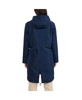 Ellen Tracy Women's Hooded Waterproof Raincoat