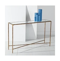 Jessa Forged Metal Rectangle Console Table