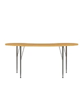 Tot Mate Curved Table, Adjustable Height Legs, Table Top Range 21" to 30", Ready-To-Assemble, Multipurpose Kids