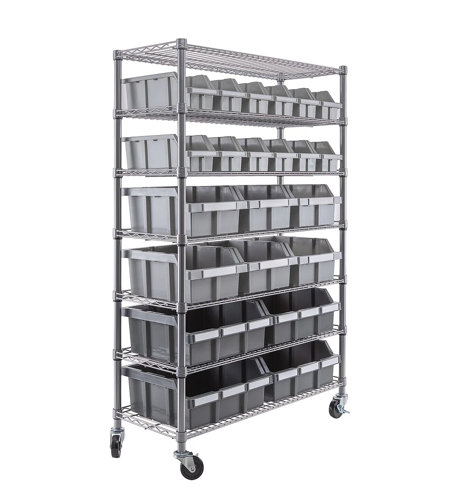 Seville Classics -Tier Bin Rack System