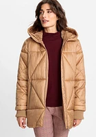 Olsen Women's Quilted Jacket with Hood made 3M Thinsulate[Tm]