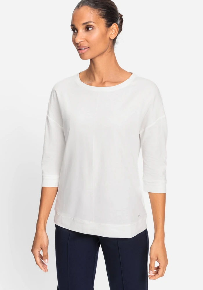 Olsen Women's Basic 3/4 Sleeve Tee