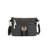 Mkf Collection Tarren Signature Crossbody Wristlet Bag by Mia K.