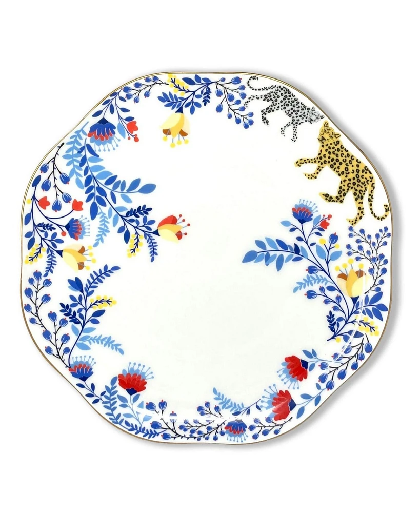 Jessie Zhao New York Amazon Rainforest Bone China Dinner Plate