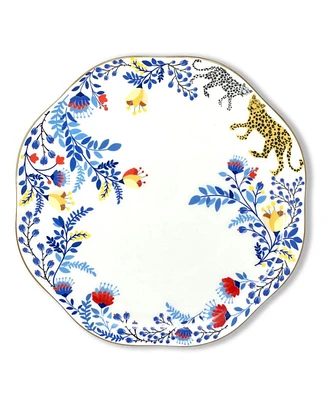 Jessie Zhao New York Amazon Rainforest Bone China Dinner Plate