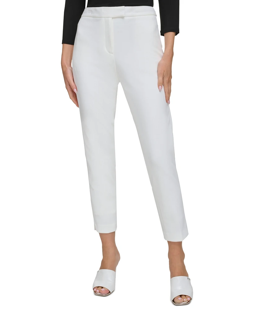 Dkny Essential Slim Leg Ankle Pants