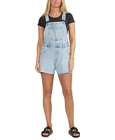 Silver Jeans Co. Women's Relaxed Shorts Overalls