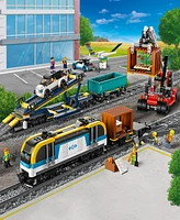 Lego City Freight Train 60336 Toy Building Set with 6 Minifigures