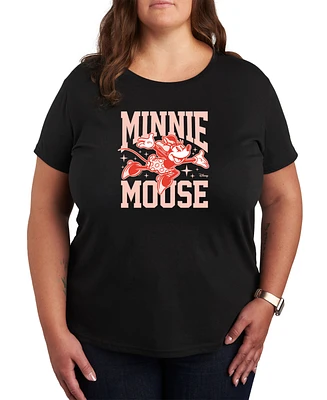 Hybrid Apparel Trendy Plus Disney Minnie Mouse Graphic T-shirt