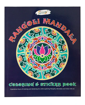 Kulture Khazana Rangoli Mandala Coloring and Sticker Book