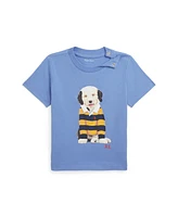 Polo Ralph Lauren Baby Boys Dog Print Cotton Jersey T Shirt
