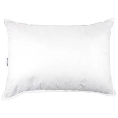 Medium 700 Fill Power Luxury White Duck Down Bed Pillow