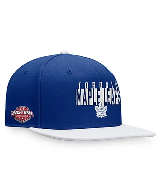 Men's Fanatics Blue, White Toronto Maple Leafs Fundamental Colorblocked Snapback Hat