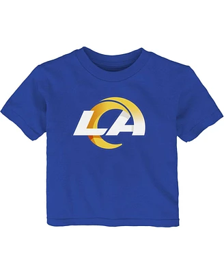 Baby Boys and Girls Royal Los Angeles Rams Primary Logo T-shirt